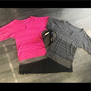 Pink & Black Keyhole Sweaters